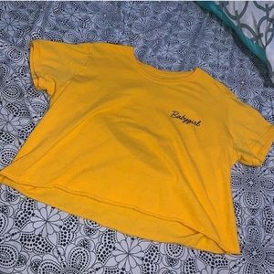 Cropped “Babygirl” T-Shirt